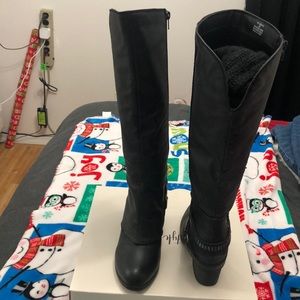Black boots